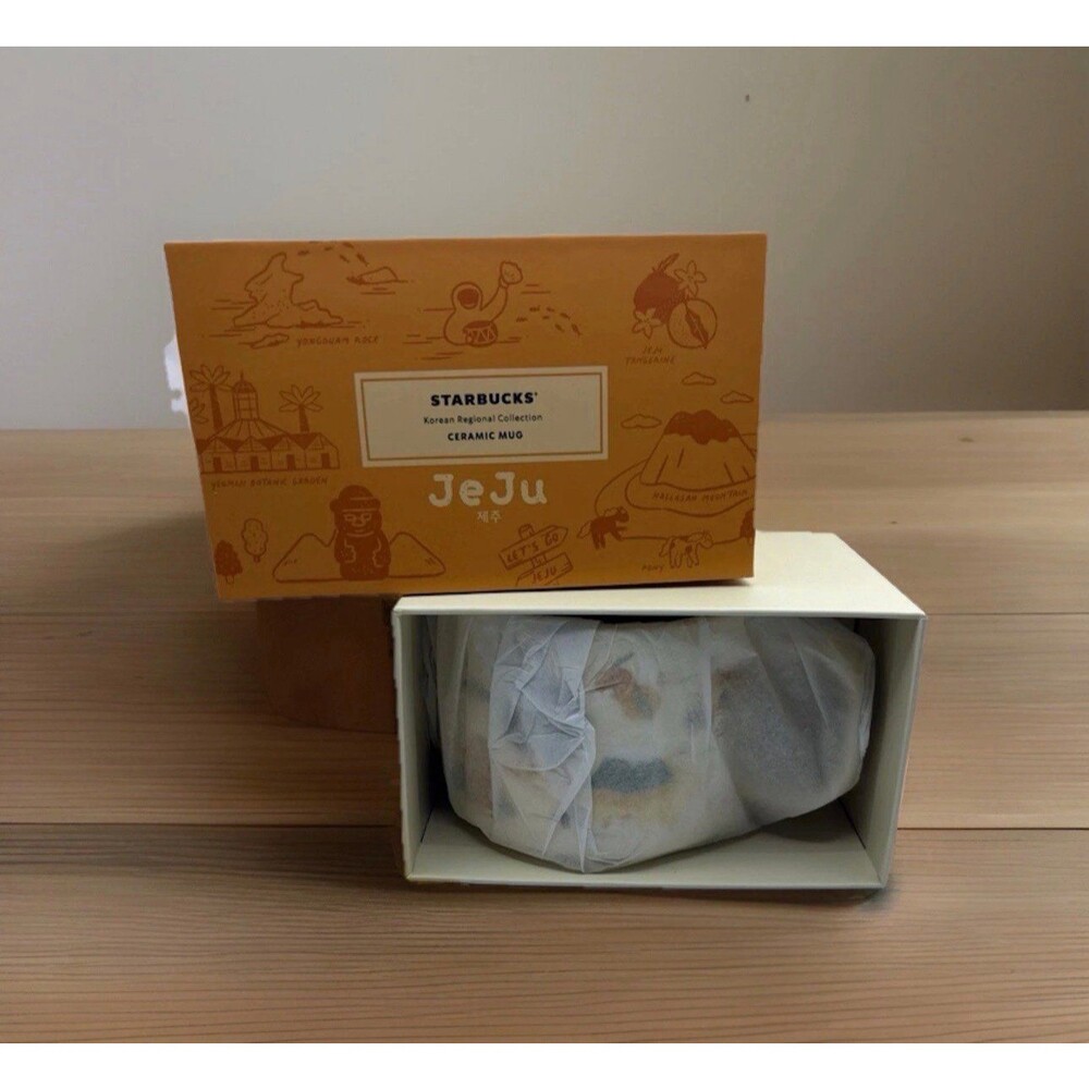 Starbucks Korea Jeju Island Limited Edition Ceramic Mug 12oz City Coffee Cup New - Picture 6 of 6